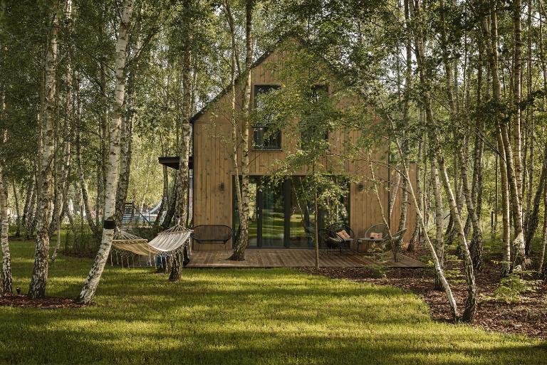 Stylove Stodoły - domy ukryte w brzozach - B&B Ciekocino