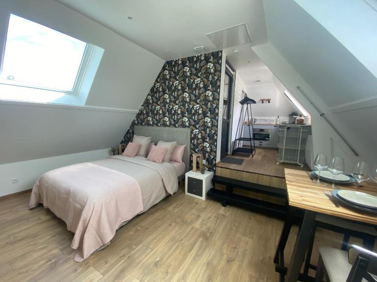 Appartement entre terre et mer à proximité de Honfleur - Bed and Breakfast Équemauville