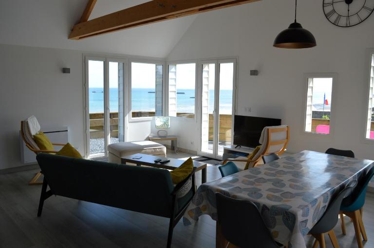 Le perchoir avec vue mer, à 300m de la plage - B&B Saint-Côme-de-Fresné