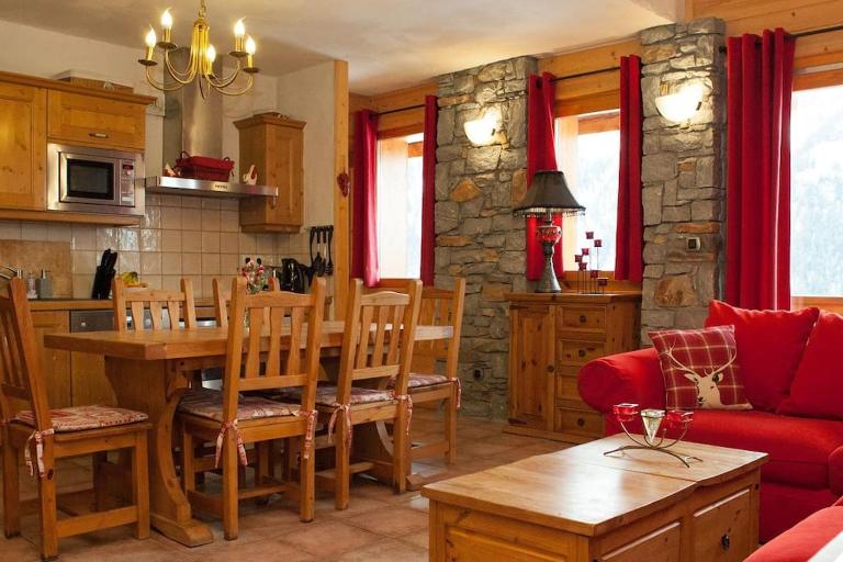 Venus - 2 bedroom apartment next to the slopes - B&B Sainte-Foy-Tarentaise
