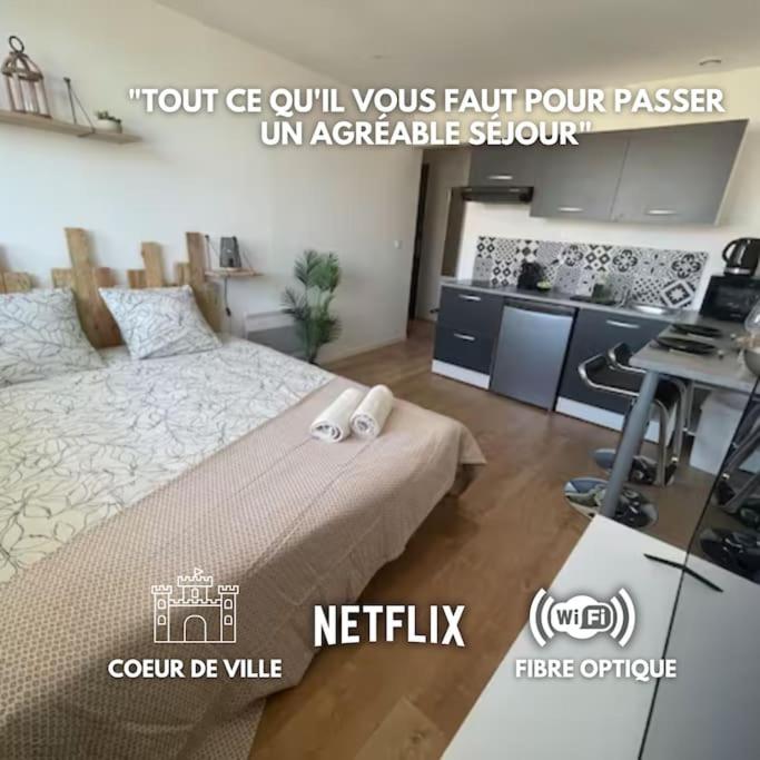 Studio cosy rue Alexander Taylor, Wifi, 2 pers - B&B Pau