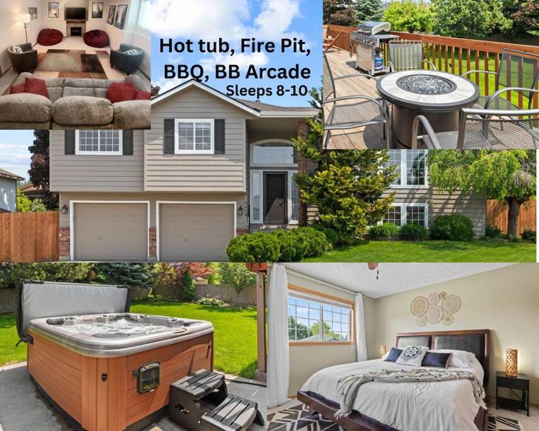 Hot tub! Sleeps 8-11Upscale Area - Chambres d'hôtes Spokane