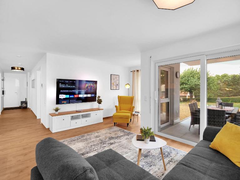 INhome Parken - Küche - TV - Terrasse - Balkon - B&B Crailsheim