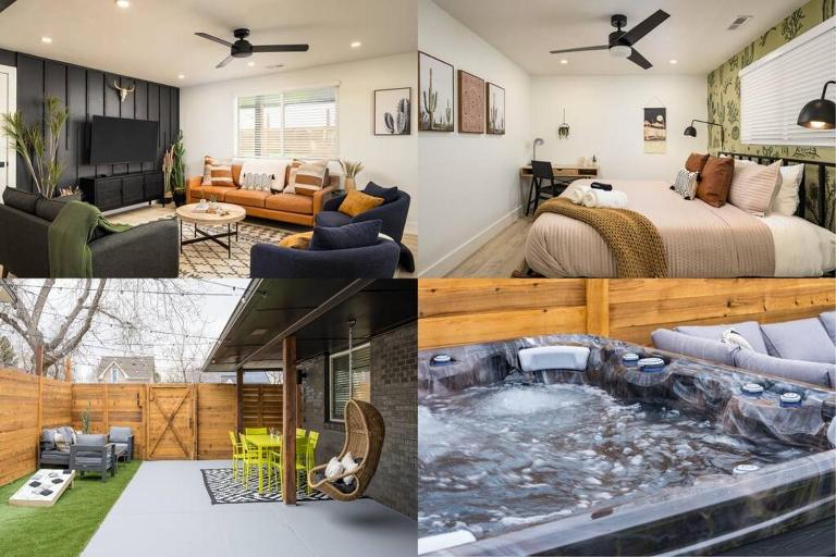 Wild West Disco Haus 2! New Hot Tub, Patio + Gym - Ferienwohnung Denver