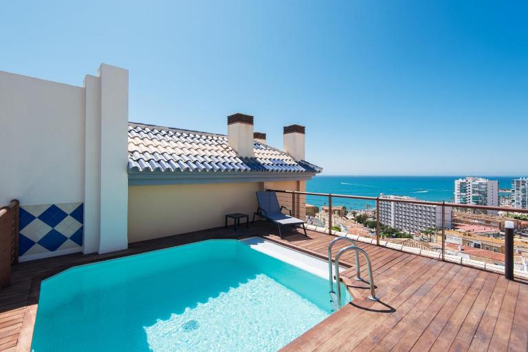 PH BELLAGIO: Luxurious and Romantic duplex penthouse with PRIVATE POOL & sea views - Ferienwohnung Benalmádena