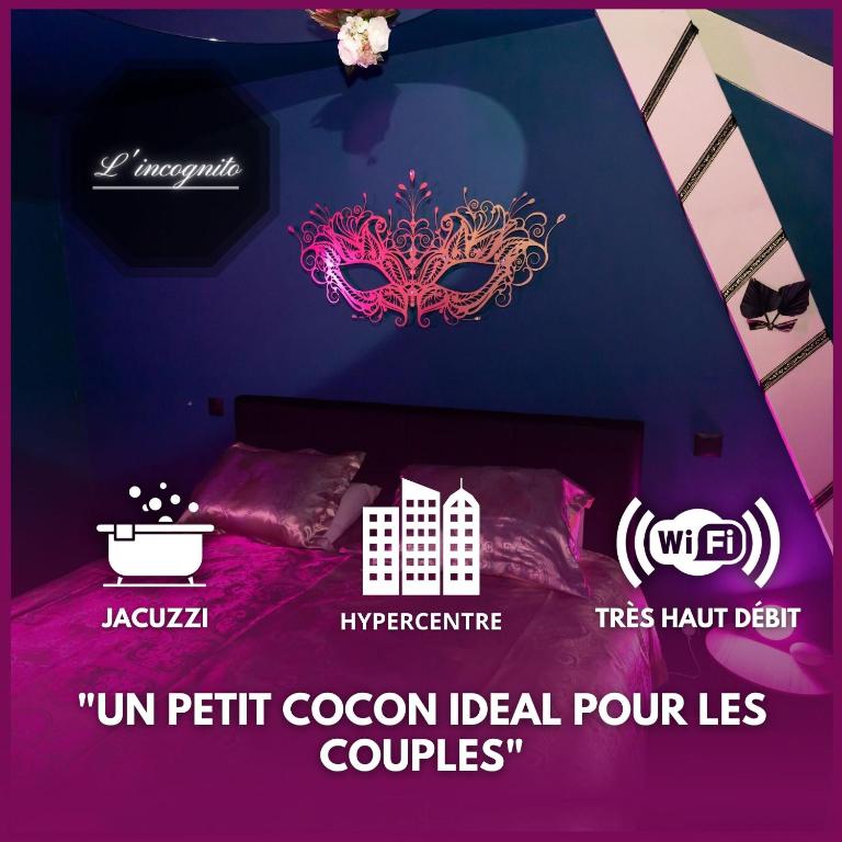L'incognito - Romantisme - Vin - Jacuzzi - Ferienwohnung Saumur