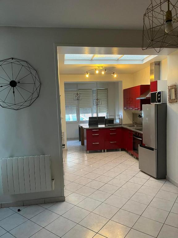 La brique rouge - Maison 66 m2 avec 2 chambres - B&B Lille