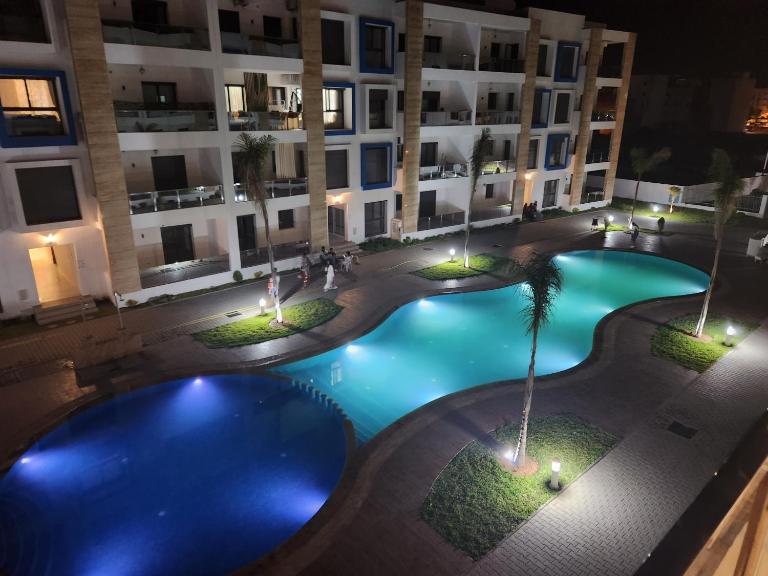 Appartement Familial Premium avec Climatisation Grande Terrasse vue Piscine - B&B Martil