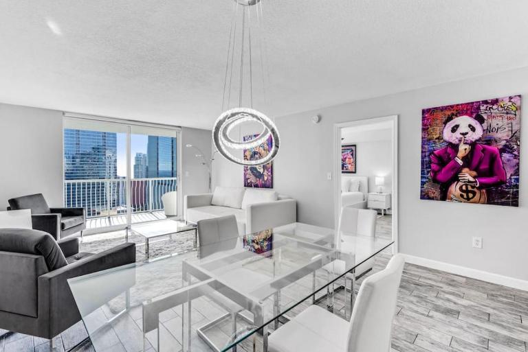 Majestic Penthouse with Ocean and City Views - Ferienwohnung Miami