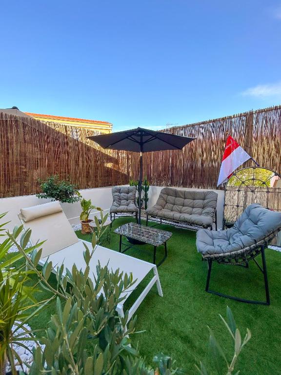 Monaco Cap d’ail Studio & jardin - B&B Cap-d'Ail