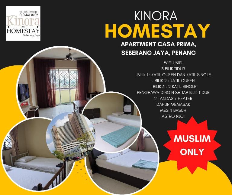 Kinora Homestay - Chambres d'hôtes Perai