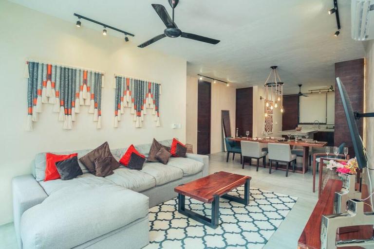 Luxury 2 BDR 2 BTH 2 Bikes Jacuzzi FibOptic WiFi. - B&B Tulum