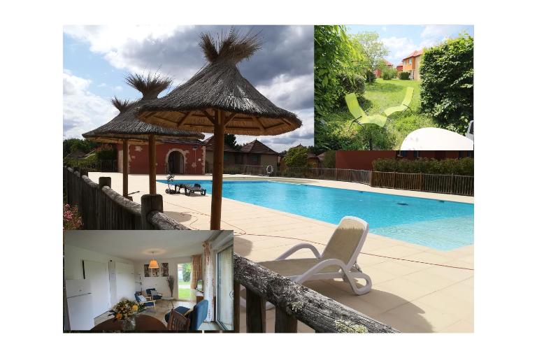 Studio cosy avec piscine terrasse jardin et vélos à Prayssac - Ferienwohnung Prayssac