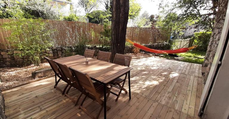 Maison provençale, jardin arboré proche Grignan 4-6 pers, 2 chambres - Ferienwohnung Réauville