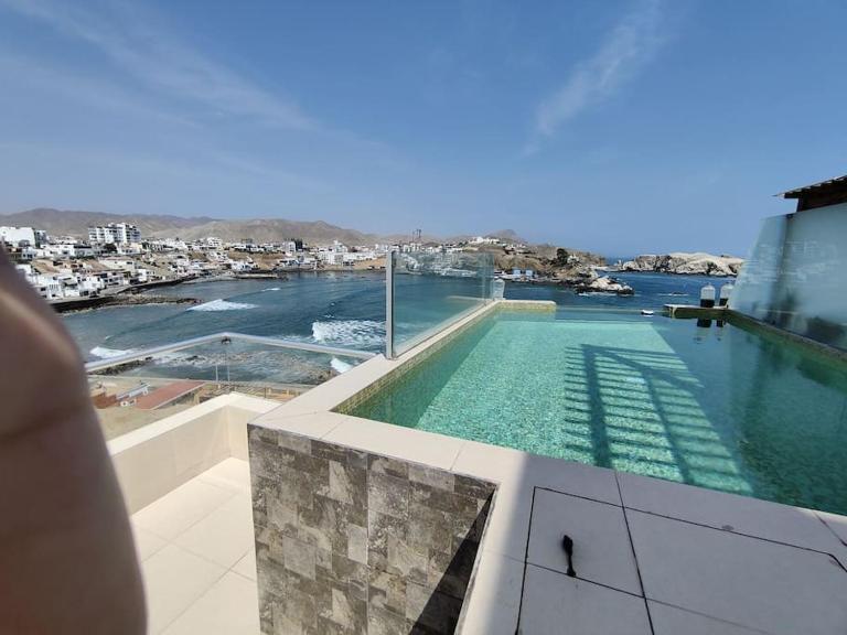 Excelente departamento frente al mar. - B&B San Bartolo