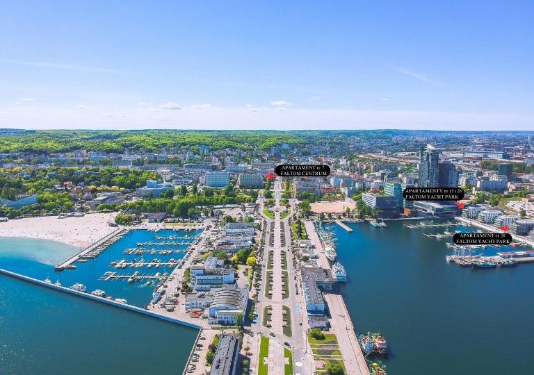 Apartament Faltom 7 Gdynia Centrum Abrahama Parking - Chambres d'hôtes Gdynia