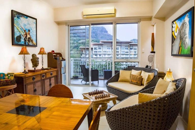 Deluxe family beach apartment with lagoon view at Pico de Loro - Ferienwohnung Nasugbu