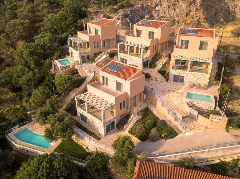 Ouzo Panoramic Houses 1, with private pool - Ferienwohnung Plomári