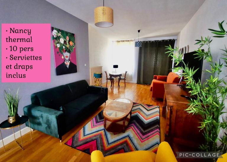 Frida- Nancy Thermal à 2 min- 10 pers - chez Julie - Bed and Breakfast Nancy