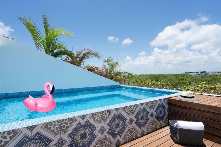 SunsetviewPH+PrivPool+Near Beach&Town+Rooftop+50mb - B&B Tulum