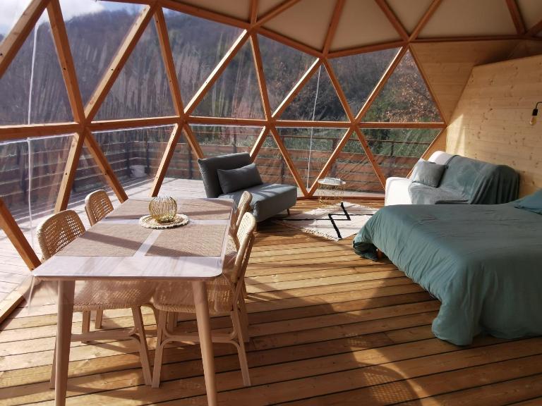 Le dôme géodésique - Ferienwohnung Ansignan