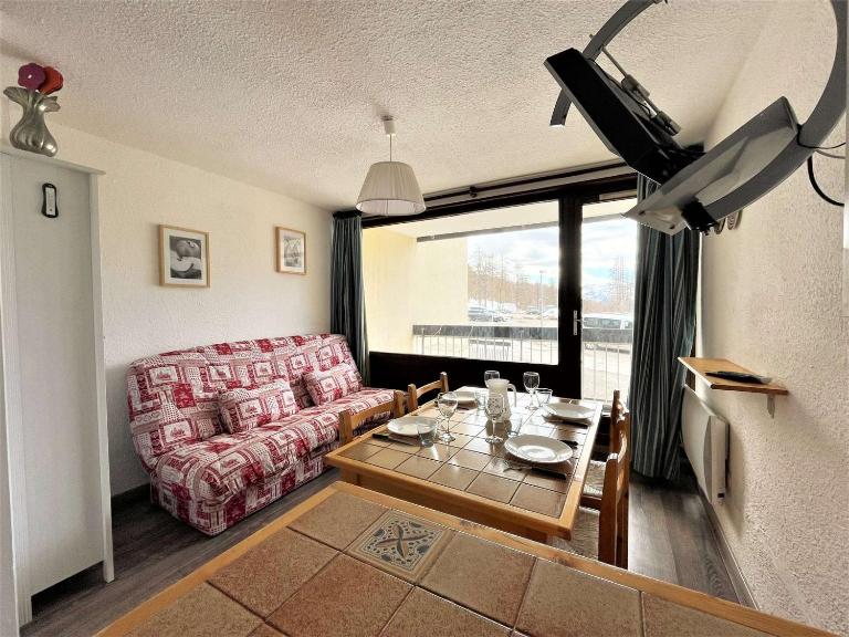 Studio Montgenèvre, 4 pers, RDC avec parking et balcon exposé ouest - FR-1-330D-45 - B&B Monginevro