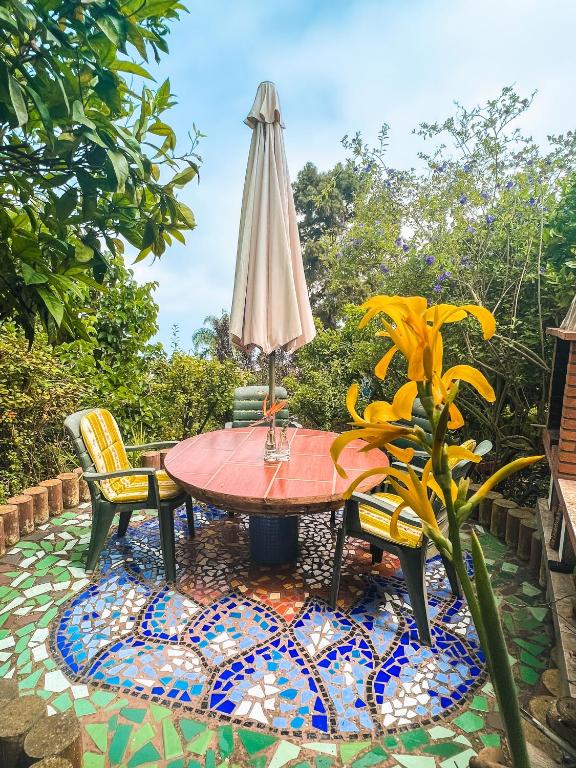 Canarian Cottage with terrace surrounded by garden - Alisios - Bed and Breakfast La Orotava