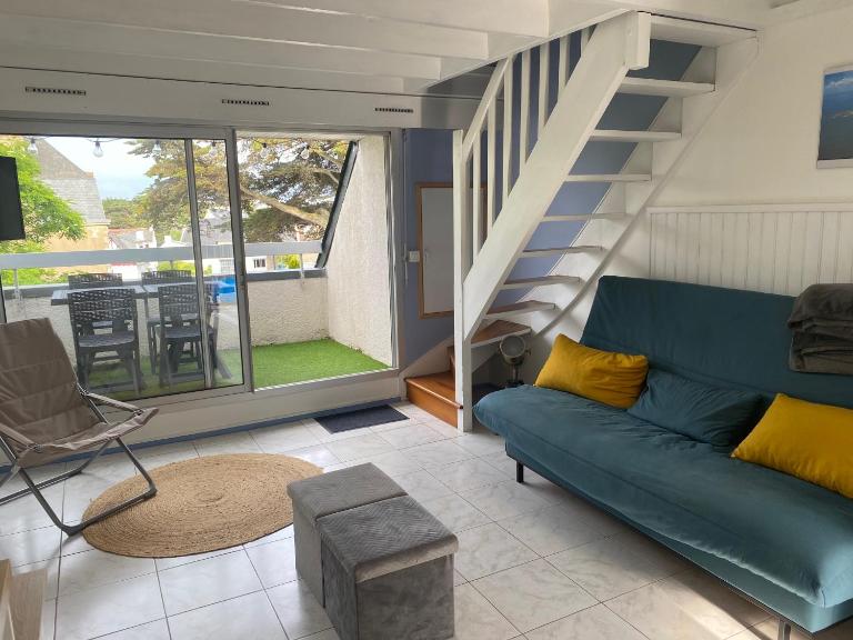 Appartement Duplex, Résidence Victoria, à 2min de la Grande Plage - B&B Quiberon