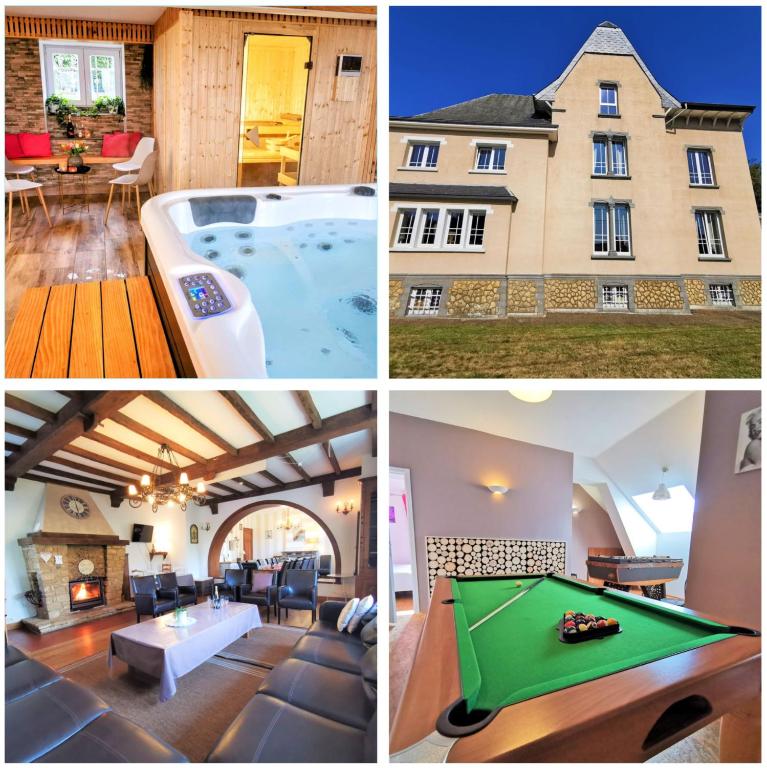 Le Manoir de la Rulette 20P well-ness BBQ Jardin terrasse ping pong salle de jeux - Chambres d'hôtes Tintigny