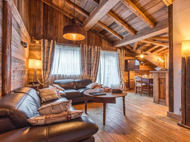 Appartement de Charme à Courchevel 1850 - 4 pers, Centre, Proche des Pistes, Balcon et Hammam - FR-1-631-163 - B&B Courchevel 1550