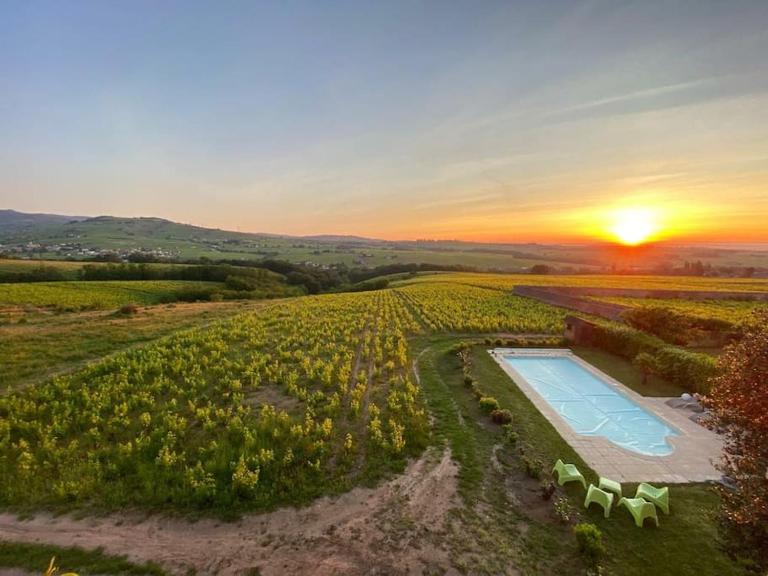 Au cœur des vignes Chénas du Beaujolais - Ferienwohnung La Chapelle-de-Guinchay