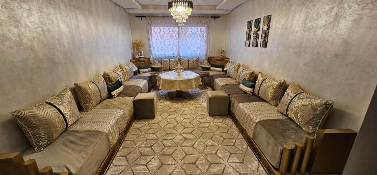 Appartement moderne, confort avec piscine et clim - B&B Marrakech