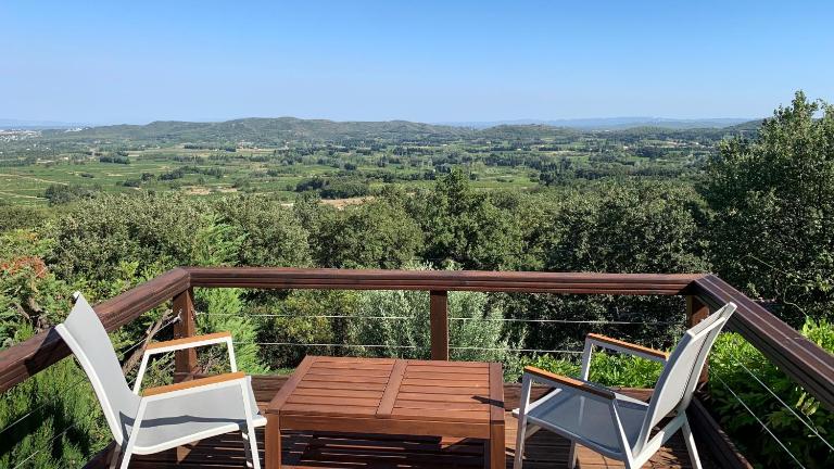 Provencal villa with stunning view & summer pool - Chambres d'hôtes Rochefort-du-Gard