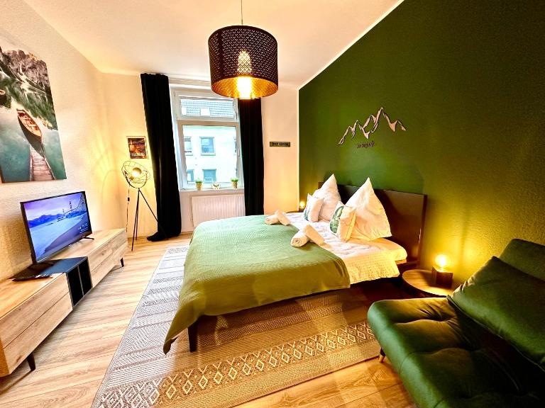 Das Berg Apartment Rüttenscheid, Netflix, nahe Messe, Klinikum - B&B Essen