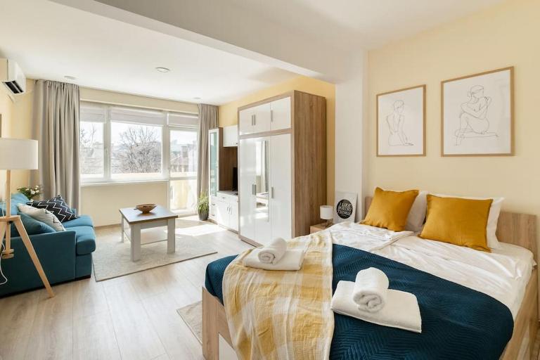 Central located 1BDR peaceful apt Fast Wi-fi - B&B Sofia