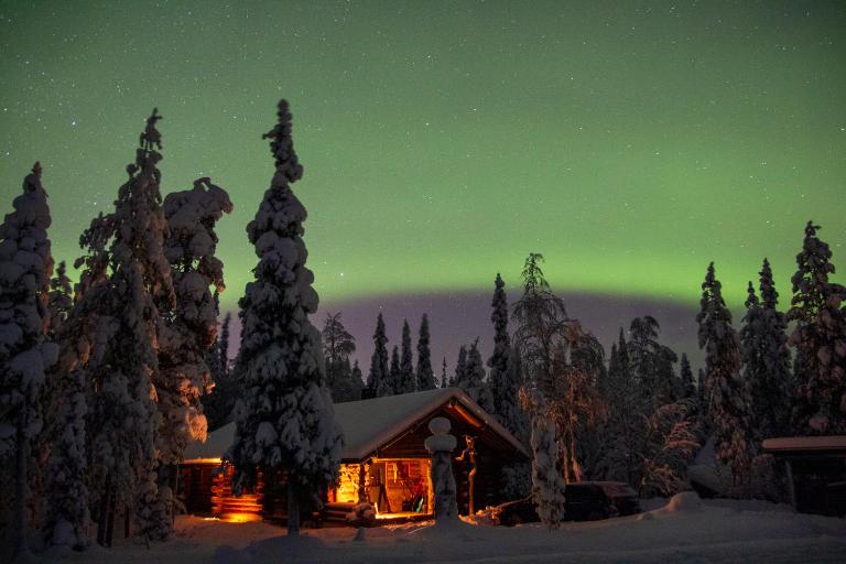 Log House Siesta - Bed and Breakfast Luosto