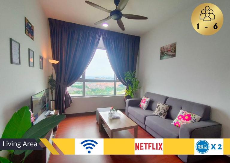Comfy 2R2B Modern High-Floor Retreat #GA4 - Chambres d'hôtes Shah Alam