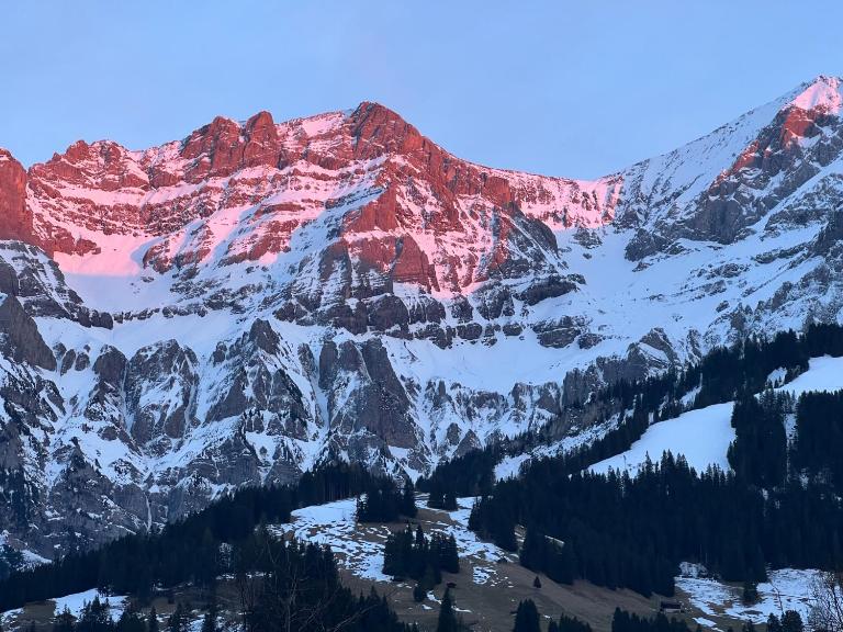 2-Zimmer Studio mit grossem Balkon und Bergpanorama - 400m von Talstation Sillerenbahn - Bed and Breakfast Adelboden