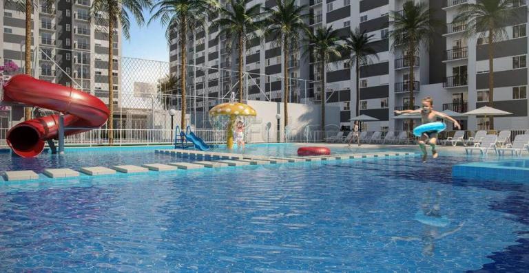 Apto NOVO Sensacional Acqua Park com Piscina e Garagem - B&B Pelotas
