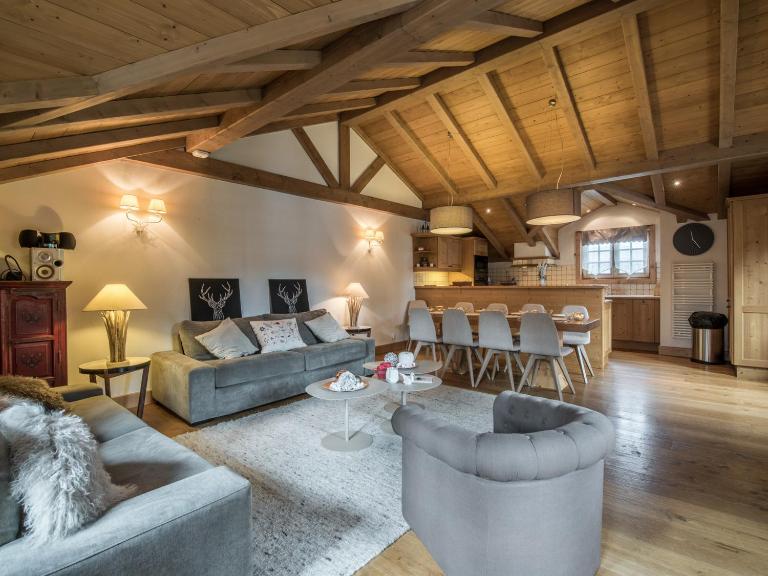 Courchevel 1850 : Élégant Duplex avec Cheminée et WiFi - FR-1-575-146 - Ferienwohnung Courchevel 1550