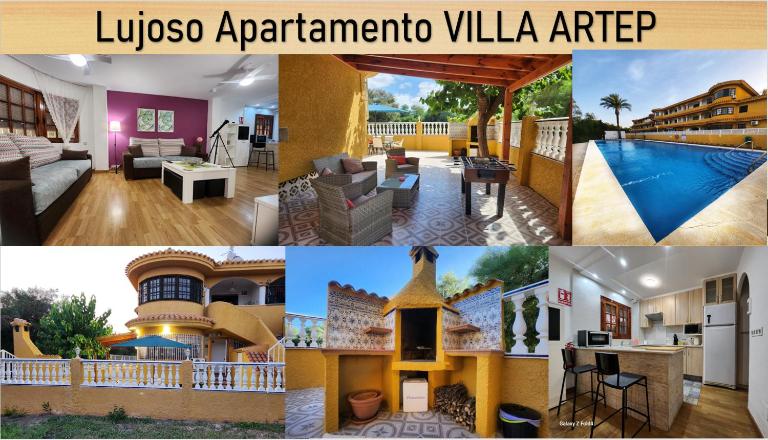 VILLA ARTEP Lujoso apartamento con piscina comunitaria - B&B Cartagena