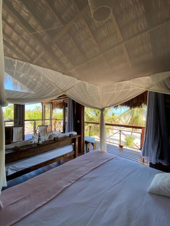 Divino Tatajuba eco-bungalow, beach kite front, amazing view! - Ferienwohnung Tatajuba