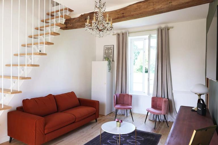 Le Perchoir Gîte de charme dans château -SPA- - B&B Brix