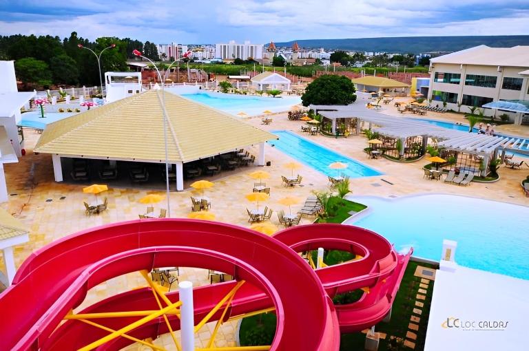 Lacqua diRoma com Parque Aquático e Cozinha - Chambres d'hôtes Caldas Novas