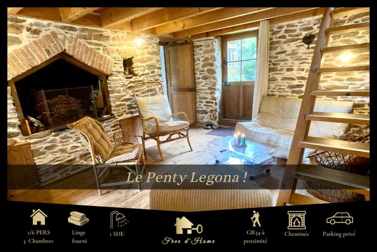 Penty LEGONA, authentique et chaleureux, 2-6 pers - B&B Moëlan-sur-Mer