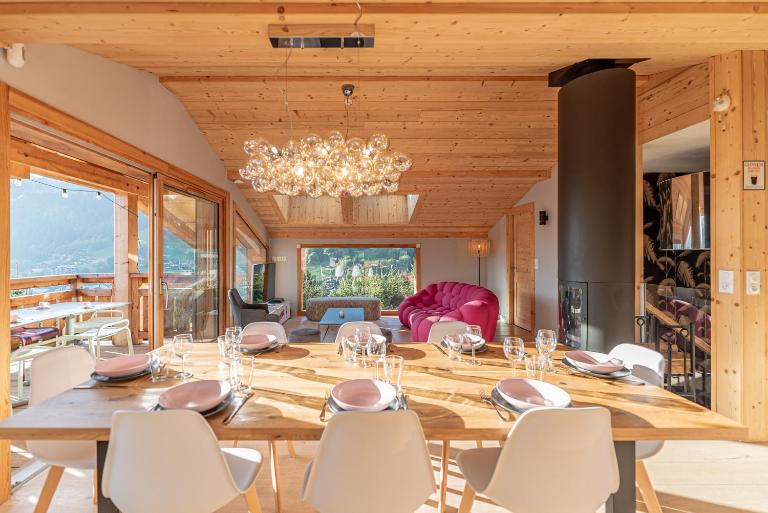 Chalet Octopussy - LES GETS, jacuzzi, sauna, superbe vue - Ferienwohnung Les Gets