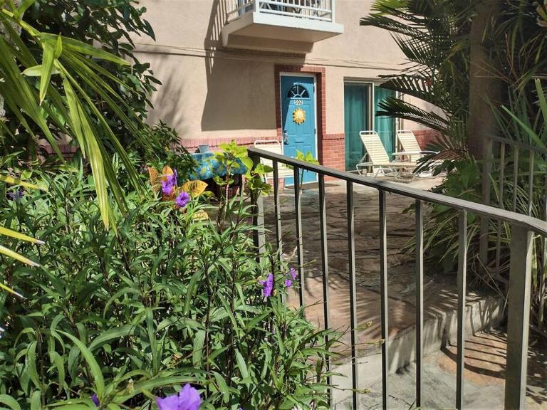 Tropical Courtyard Paradise on St Pete Beach Friendly Native #502 - B&B St. Pete Beach