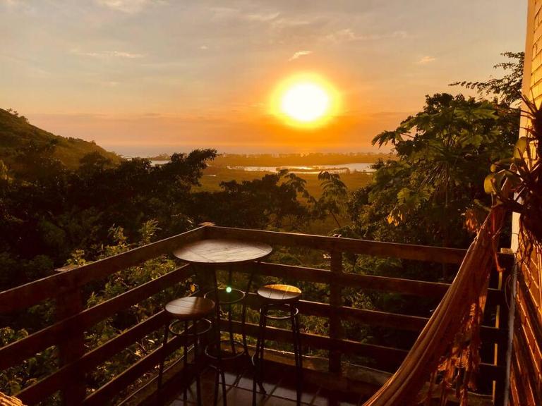 Casa na serra de Grumari vista incrível - B&B Río de Janeiro