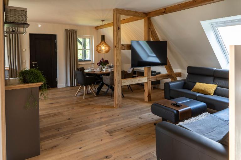 Spreewald Chalet Wohnung 1 Spreeblick - B&B Burg