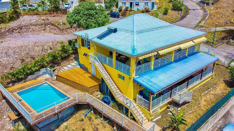 Ocean bleu 972 rouge N 4 - B&B Les Anses-d'Arlet